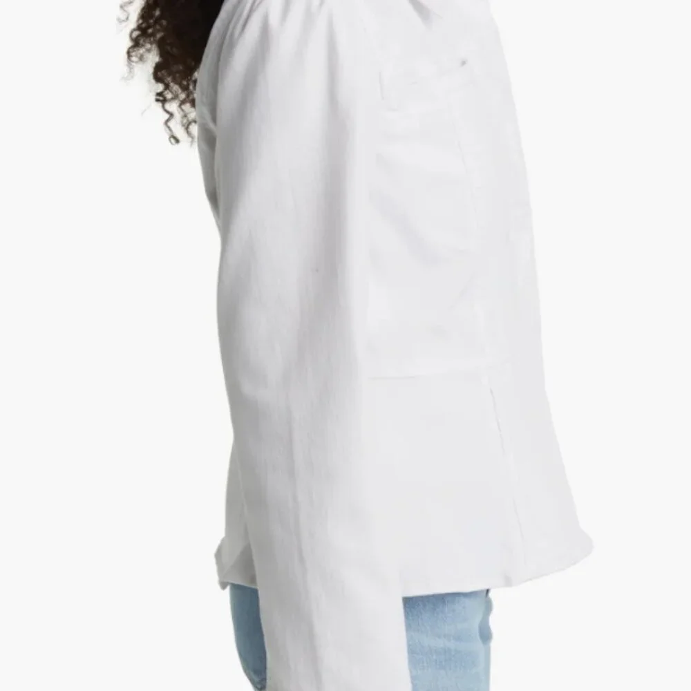 Wit & Wisdom Fit and Flare Trucker Denim Collar Jacket - Picture 4 of 5